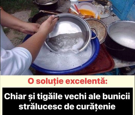 Chiar și tigăile vechi ale bunicii strălucesc de curățenie O soluție excelentă