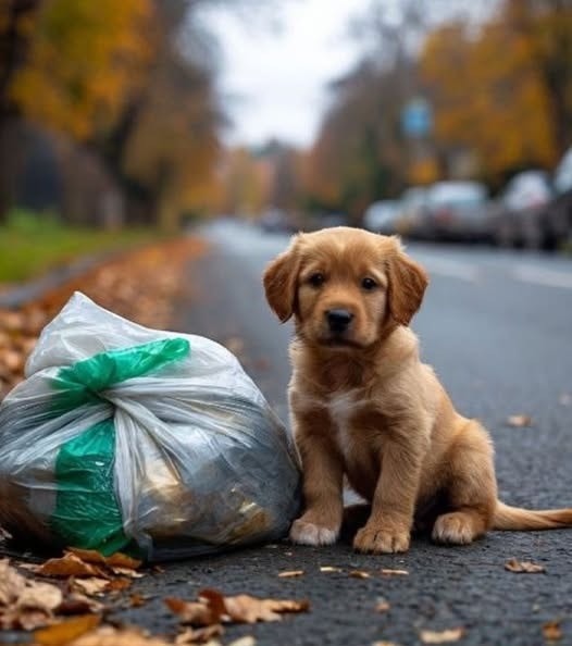 Cățelușul alerga curios în jurul unui sac vechi care zăcea pe marginea drumului. Sacul se mișca ciudat, de parcă era ceva viu înăuntru.