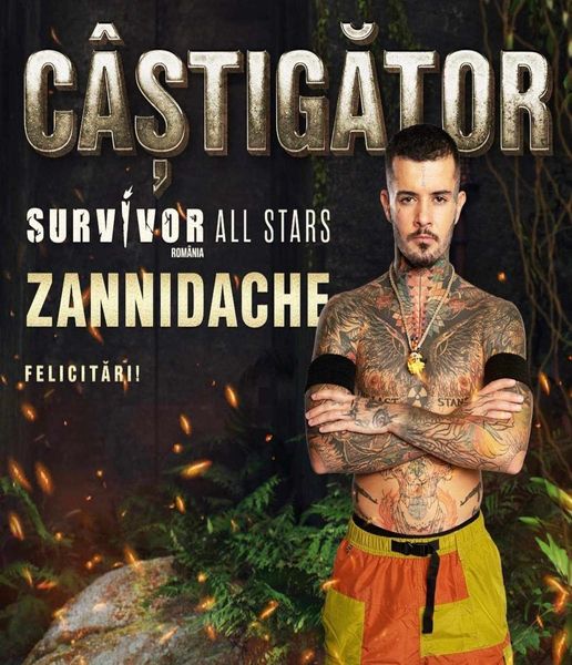 Zanni a câștigat Survivor All Stars și a izbucnit în plâns Iancu Sterp a pierdut premiul de 100.000 de euro