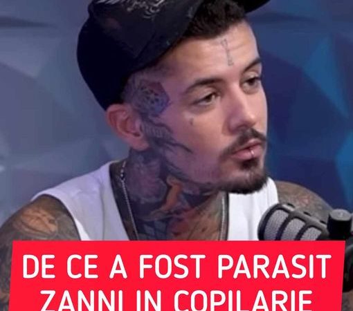 Motivul pentru care Zanni a fost părăsit în copilărie Pentru că mama mea are probleme. Artistul a dezvăluit detalii despre părinții lui biologici