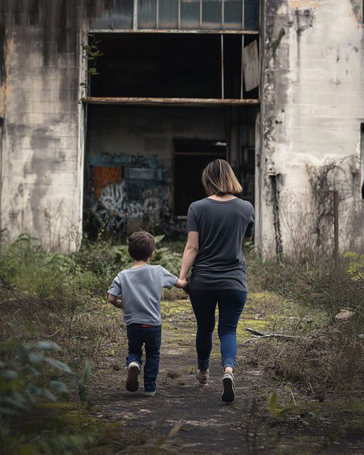 Bona fiului meu îl ducea în secret într-un subsol abandonat în fiecare zi  așa că i-am urmărit.