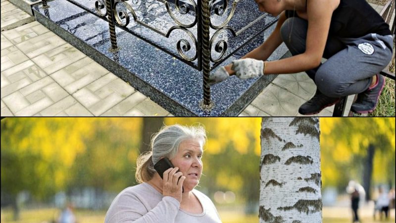 Înainte de Paște, soacra a obligat-o pe Larisa însărcinată să vopsească gardul de la mormântul fostei nurori
