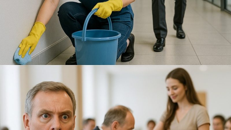 — Doar taci și zâmbește! — a ordonat directorul, invitând femeia de serviciu la o întâlnire importantă. Dar când a vorbit în franceză, în sală s-a lăsat tăcerea