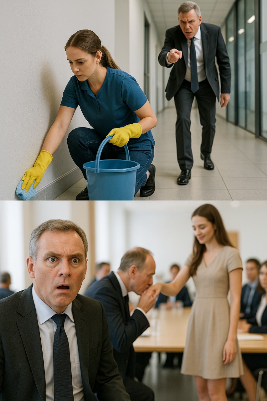 — Doar taci și zâmbește! — a ordonat directorul, invitând femeia de serviciu la o întâlnire importantă. Dar când a vorbit în franceză, în sală s-a lăsat tăcerea