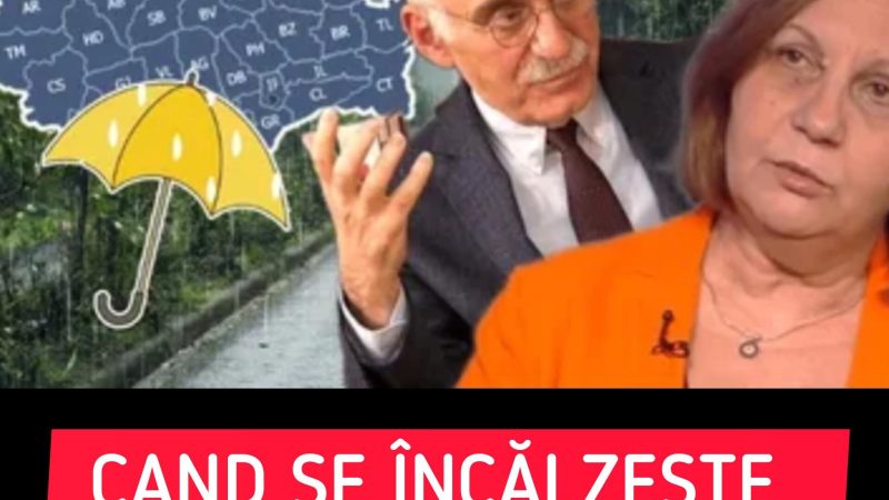 O masă de aer polar și un ciclon mediteranean lovesc România până la începutul lui iunie. Elena Mateescu anunţă când scăpăm de furtuni