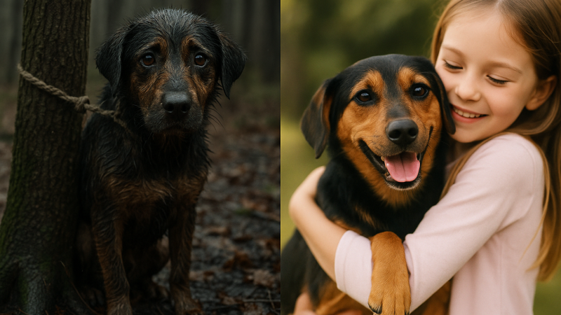 🚨 A FOST LĂSAT SINGUR ÎNTR-O PĂDURE, LEGAT DE UN COPAC… DAR CE S-A ÎNTÂMPLAT DUPĂ ÎȚI VA SFÂȘIA INIMA 💔