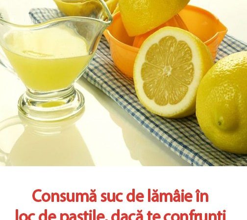 Consumă suc de lămâie în loc de pastile, dacă te confrunți cu una dintre aceste 8 probleme