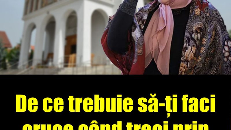 Foarte mulți dintre români, atunci când trec pe lângă o biserică, fie că se află în mașina personală, pe jos, în tramvai sau autobuz, obișnuiesc să își facă cruce