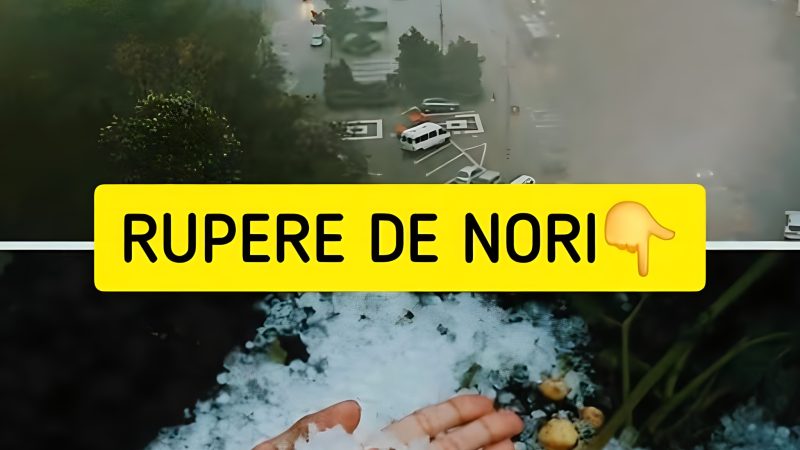 Rupere de nori în următoarele ore. ANM anunţă potop, grindină şi furtună electrică. Harta judeţelor vizate