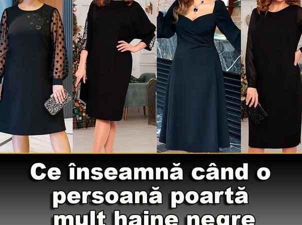 Ce inseamna cand o persoana poarta mult haine negre, conform psihologilor