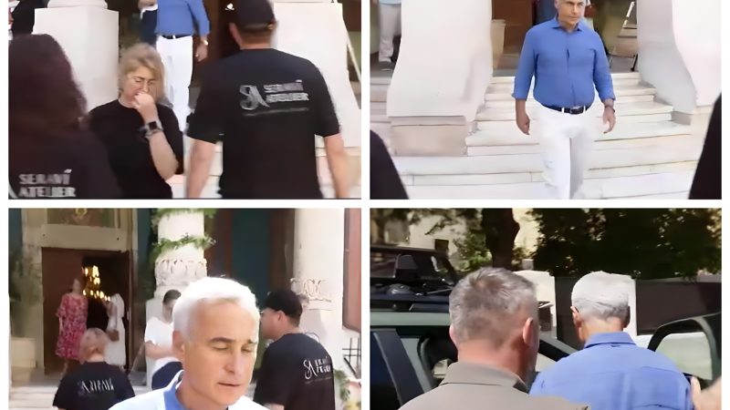Călin Georgescu, surprins la biserica în care Kira Hagi şi Thomas Ferfelis s-au cununat religios