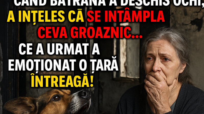 📰 Câinele a început să latre disperat în miez de noapte. Când bătrâna a deschis ochii, a înțeles că SE ÎNTÂMPLA CEVA GROAZNIC… Ce a urmat a emoționat o țară întreagă!