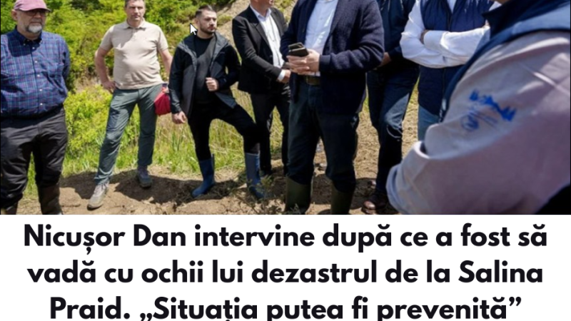 Criză majoră la Salina Praid: Președintele Nicușor Dan anunță intervenții rapide și sprijin pentru cei afectați