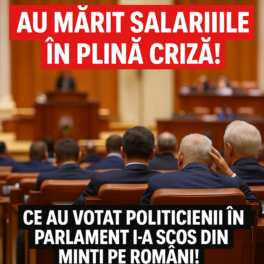📰 Au mărit salariile în plină criză! Ce au votat politicienii în Parlament i-a scos din minți pe români!