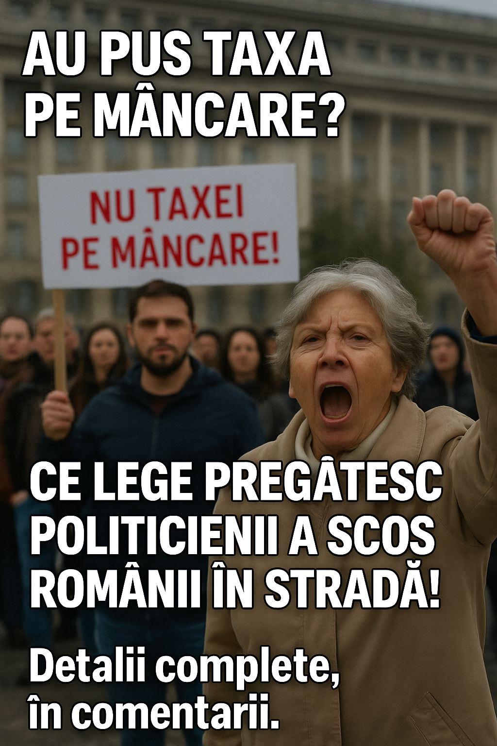 📰 Au pus taxă pe mâncare? Ce lege pregătesc politicienii a scos românii în stradă!