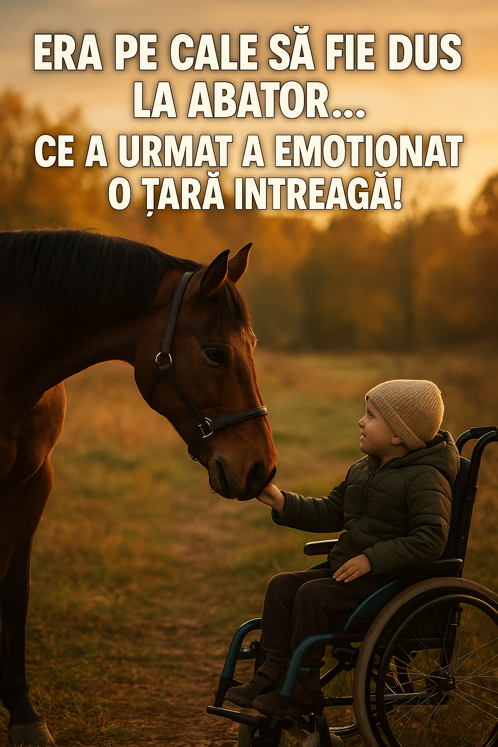 🐴 Era pe cale să fie dus la abator… Ce a urmat a emoționat o țară întreagă!