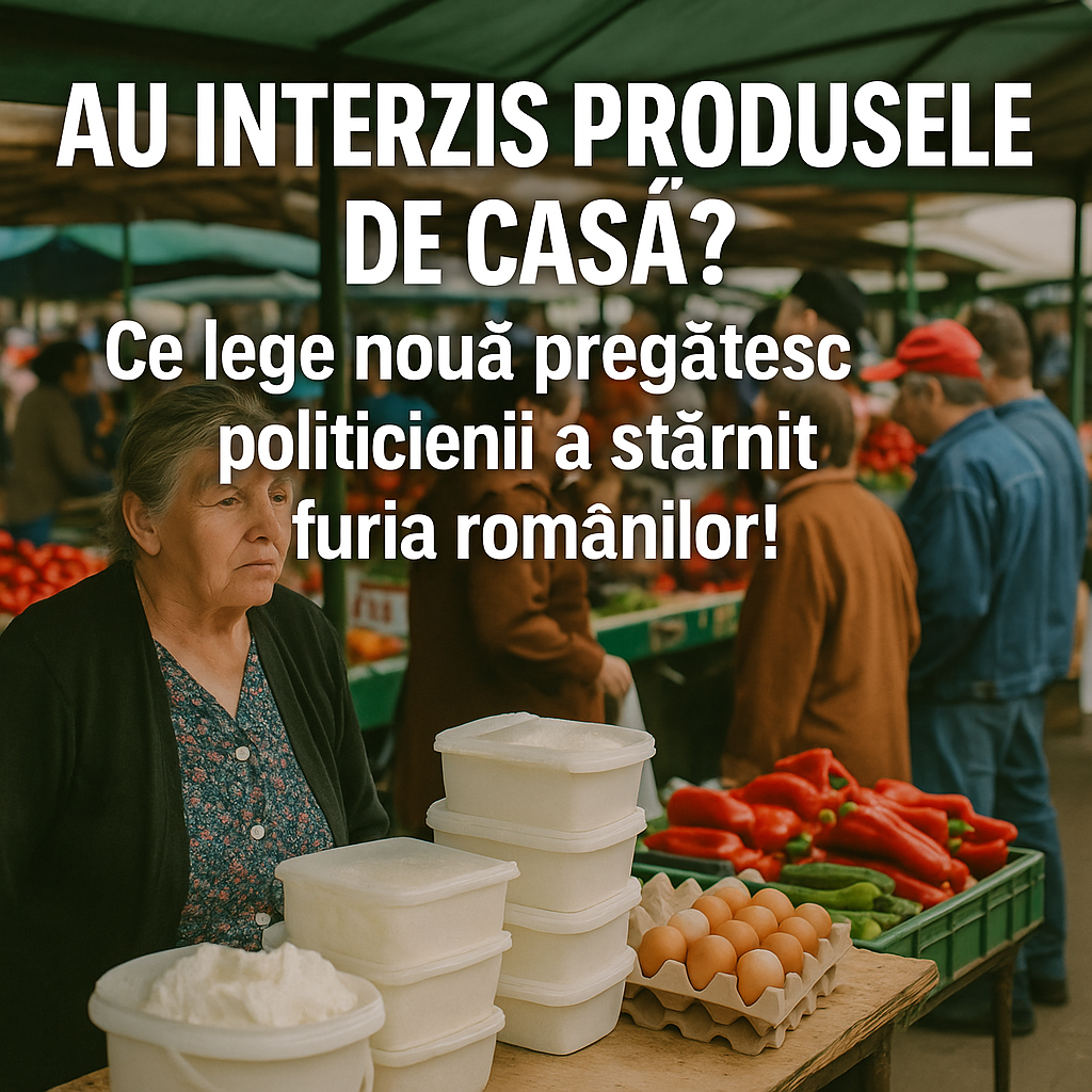 📰 Au interzis produsele de casă? Ce lege nouă pregătesc politicienii a stârnit furia românilor!