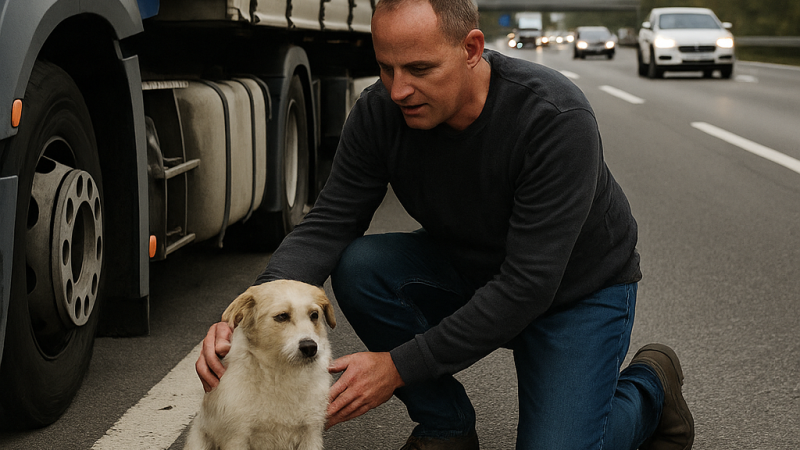 📰 A oprit TIR-ul pe autostradă! Ce a făcut un șofer român când a văzut un câine speriat pe autostradă a emoționat Europa!